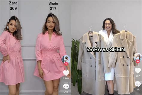 zara vs shein tiktok